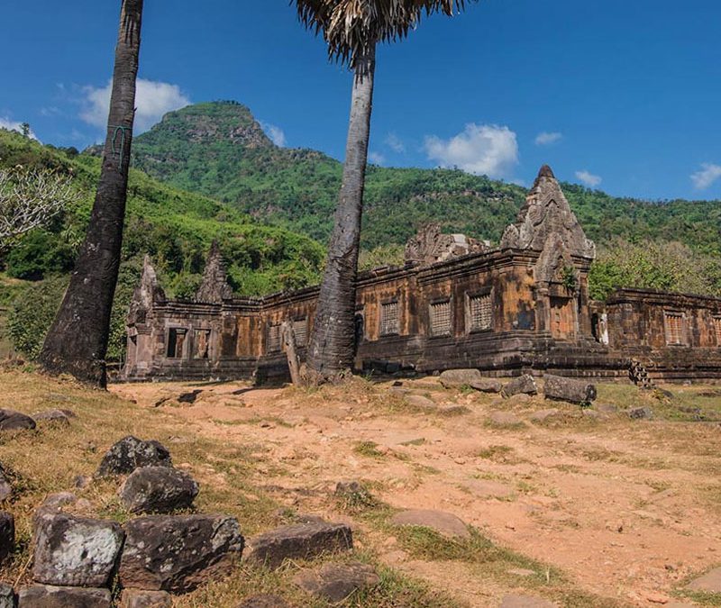 Wat Phou UNESCO temple near Champasak, Southern Laos
